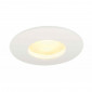 KIT OUT 65 LED ROND encastré blanc 12W 3000K 38° alim incluse|Exterieur|Lampe Avenue