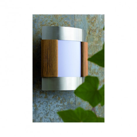 Applique extérieur bois et nickel Faro|Exterieur|Lampe Avenue Applique extérieur bois et nickel Faro|Exterieur|Lampe Avenue