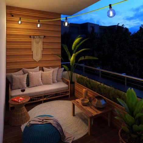 Guirlande jaune de jardin|Exterieur|Lampe Avenue Guirlande jaune de jardin|Exterieur|Lampe Avenue