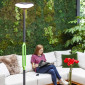 Lampadaire solaire extérieur gris|Exterieur|Lampe Avenue Lampadaire solaire extérieur gris|Exterieur|Lampe Avenue