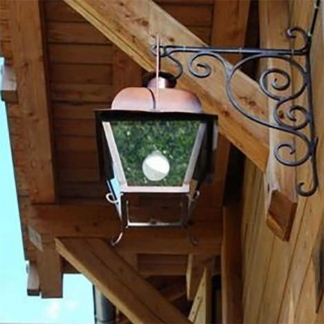 Lanterne extérieure chapeau cuivre|Exterieur|Lampe Avenue