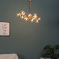 Lustre design doré chaleureux à 14 sphères - Osanna|Plafonnier|Kosilum Lustre design doré chaleureux à 14 sphères - Osanna|Plafonnier|Kosilum