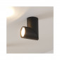 Éclairage de plafond noir design spot LED dimmable - Flavio|Plafonnier|Kosilum