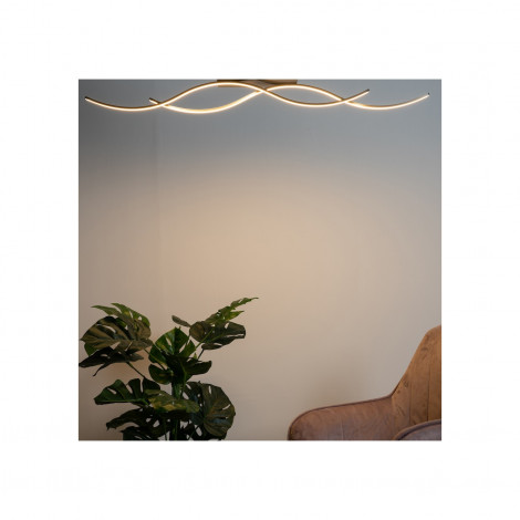 Plafonnier LED ondulé 2 bras - Swash|Plafonnier|Kosilum Plafonnier LED ondulé 2 bras - Swash|Plafonnier|Kosilum