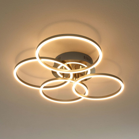 Plafonnier LED Dimmable design 4 cercles - Olava|Plafonnier|Kosilum Plafonnier LED Dimmable design 4 cercles - Olava|Plafonnier|Kosilum