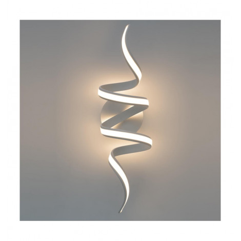 Grande Applique ou Plafonnier boucles ruban LED blanc - Kauai|Plafonnier|Kosilum Grande Applique ou Plafonnier boucles ruban LED blanc - Kauai|Plafonnier|Kosilum