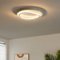 Plafonnier rond blanc boucle LED futuriste - Maori|Plafonnier|Kosilum Plafonnier rond blanc boucle LED futuriste - Maori|Plafonnier|Kosilum