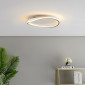 Plafonnier rond design bordure dorée - Sydal|Plafonnier|Kosilum