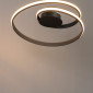 Plafonnier LED design double nœud noir - Keane|Plafonnier|Kosilum Plafonnier LED design double nœud noir - Keane|Plafonnier|Kosilum