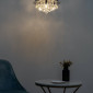Plafonnier chromé en cristal (ø 30 cm) Aurora|Plafonnier|Kosilum Plafonnier chromé en cristal (ø 30 cm) Aurora|Plafonnier|Kosilum