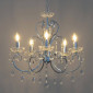Lustre cristal argent - Pavia|Lustre|Kosilum Lustre cristal argent - Pavia|Lustre|Kosilum