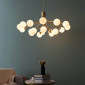 Grande suspension élégante dorée à 18 boules - Audrey|Lustre|Kosilum