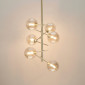 Suspension design multi sphères ambrées - Onolia|Lustre|Kosilum Suspension design multi sphères ambrées - Onolia|Lustre|Kosilum