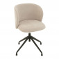 Chaise Pivotante Design "Gena" 56cm Beige|Chaise|Paris Prix
