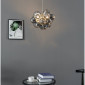 Suspension moderne à 17 verres noirs fumés - Bartali|Lustre|Kosilum Suspension moderne à 17 verres noirs fumés - Bartali|Lustre|Kosilum