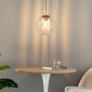 Suspension tendance boule en verre strié - Niccolo|Suspensions|Kosilum