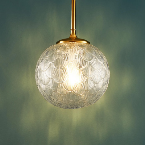 Suspension boule en verre graphique ultra décorative - Aquila|Suspensions|Kosilum