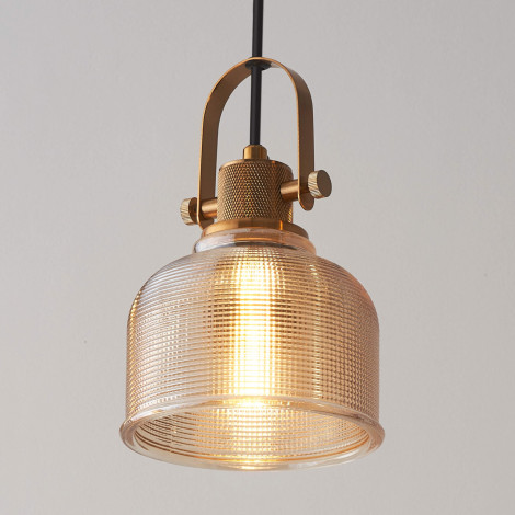 Suspension cloche verre ambré - Vela|Suspensions|Kosilum Suspension cloche verre ambré - Vela|Suspensions|Kosilum