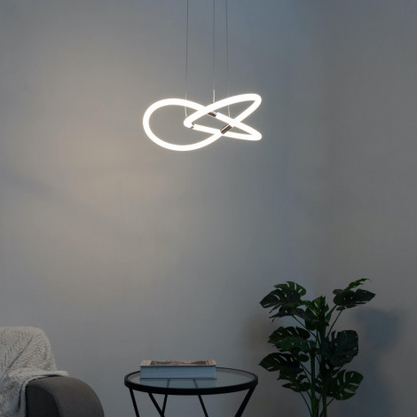 Suspension LED design boucle circulaire - Catania|Suspensions|Kosilum Suspension LED design boucle circulaire - Catania|Suspensions|Kosilum