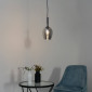 Suspension chic et design en verre gris - Syrah|Suspensions|Kosilum Suspension chic et design en verre gris - Syrah|Suspensions|Kosilum