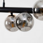 Grande suspension élégante à 7 verres fumés - Nizzalo|Suspensions|Kosilum
