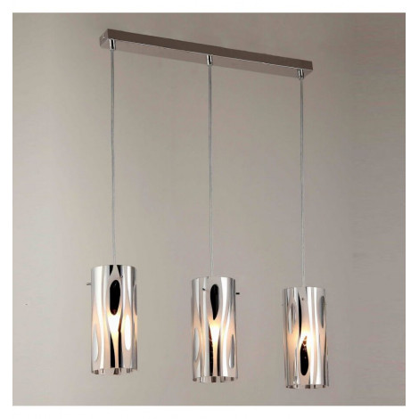 Suspension multiple triple design tube verre Ophyse|Suspensions|Kosilum Suspension multiple triple design tube verre Ophyse|Suspensions|Kosilum