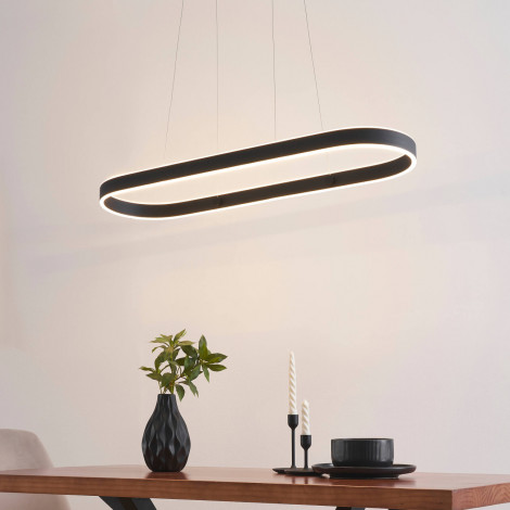 Suspension ultra design noir en LED - Apollo|Suspensions|Kosilum Suspension ultra design noir en LED - Apollo|Suspensions|Kosilum