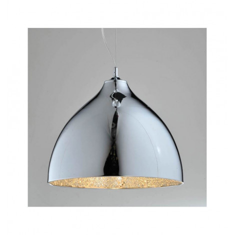 Suspension design chrome/verre Tania|Suspensions|Kosilum Suspension design chrome/verre Tania|Suspensions|Kosilum