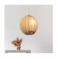 Suspension crantée sphérique en bois - Lhasa|Suspensions|Kosilum Suspension crantée sphérique en bois - Lhasa|Suspensions|Kosilum