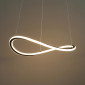 Suspension LED anneau vague noire - Braga|Suspensions|Kosilum