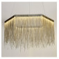 Lampe suspension LED à guirlande d'aluminium - Rain|Suspensions|Kosilum Lampe suspension LED à guirlande d'aluminium - Rain|Suspensions|Kosilum
