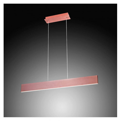 Suspension LED longue barre cuivre - Cruise|Suspensions|Kosilum Suspension LED longue barre cuivre - Cruise|Suspensions|Kosilum