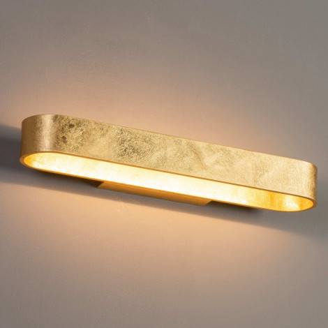 Applique LED feuille dorée design - Dro|Appliques murales|Kosilum