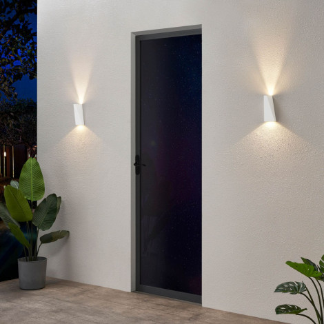Applique double faisceau LED IP54 - Helsinki|Appliques murales|Kosilum