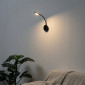 Liseuse LED orientable noire - Norma|Appliques murales|Kosilum Liseuse LED orientable noire - Norma|Appliques murales|Kosilum