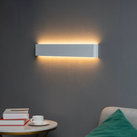 Applique murale longue et puissante à LED blanche - Oletta|Appliques murales|Kosilum