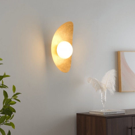 Applique en métal et verre ultra tendance - Isola|Appliques murales|Kosilum