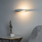 Applique blanche design LED aux courbes arrondies - Melia|Appliques murales|Kosilum