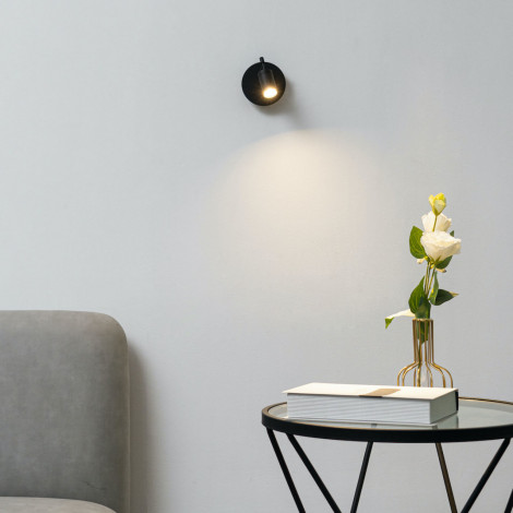 Liseuse murale noire LED - Minoa|Appliques murales|Kosilum Liseuse murale noire LED - Minoa|Appliques murales|Kosilum