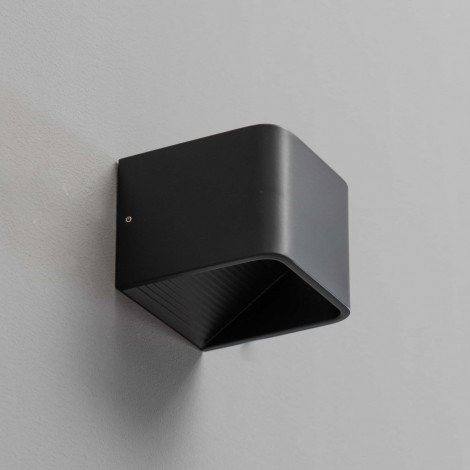 Éclairage mural à LED 6W - noir 10 cm - Quadra|Appliques murales|Kosilum Éclairage mural à LED 6W - noir 10 cm - Quadra|Appliques murales|Kosilum