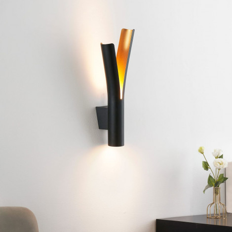 Applique LED design noire double éclairage - Nelia|Appliques murales|Kosilum Applique LED design noire double éclairage - Nelia|Appliques murales|Kosilum