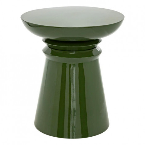 Table d'Appoint Totem "Jaya" 43cm Vert|Table Basse|Paris Prix