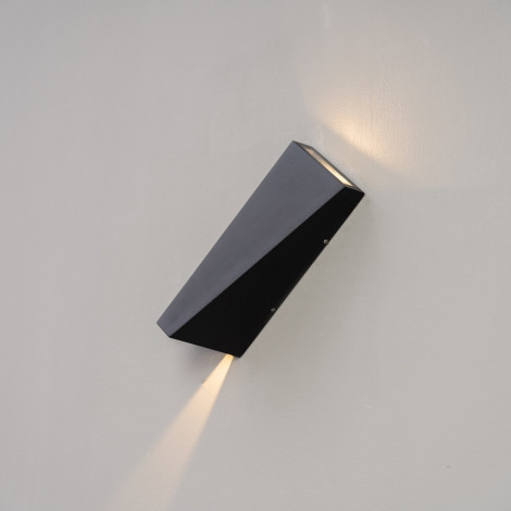 Applique double faisceau LED noir IP54 - Helsinki|Appliques murales|Kosilum Applique double faisceau LED noir IP54 - Helsinki|Appliques murales|Kosilum
