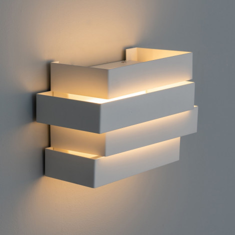 Applique LED moderne design 6W blanc - Scala|Appliques murales|Kosilum Applique LED moderne design 6W blanc - Scala|Appliques murales|Kosilum