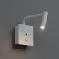 Liseuse blanche pratique et moderne LED et port USB intégré - Miami|Appliques murales|Kosilum Liseuse blanche pratique et moderne LED et port USB intégré - Miami|Appliques murales|Kosilum