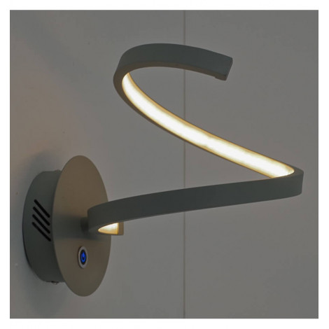 Applique LED blanche spirale - Looper|Appliques murales|Kosilum