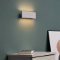 Applique murale LED blanche en aluminium brossé - Cruise|Appliques murales|Kosilum Applique murale LED blanche en aluminium brossé - Cruise|Appliques murales|Kosilum