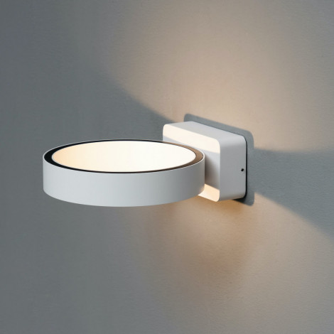 Applique circulaire blanche design LED - Eye|Appliques murales|Kosilum
