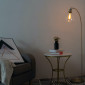 Grand lampadaire vintage en verre et laiton - Flavia|Lampadaire|Kosilum