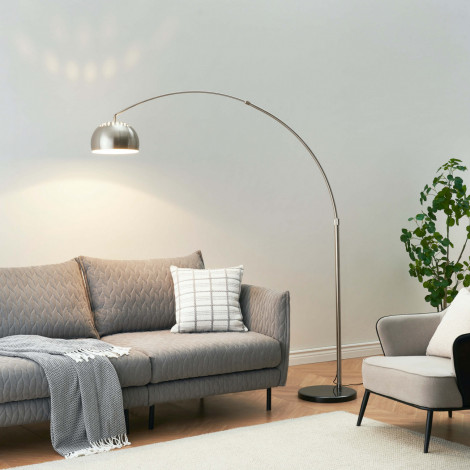 Grande lampe de salon moderne courbée - Miguel|Lampadaire|Kosilum